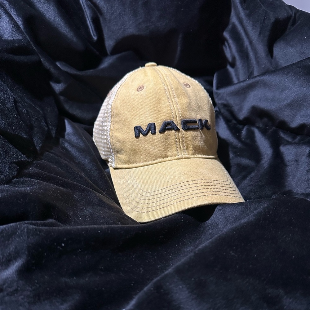MACK Truck Distressed Hat by Legacy Very clean Smoke free Bought at Mack plant